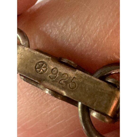 Vintage Baltic Amber And Sterling Silver 925  Bracelet 8" - Picture 4 of 7